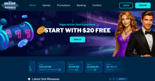 Ve a la página de Vegas Casino Online